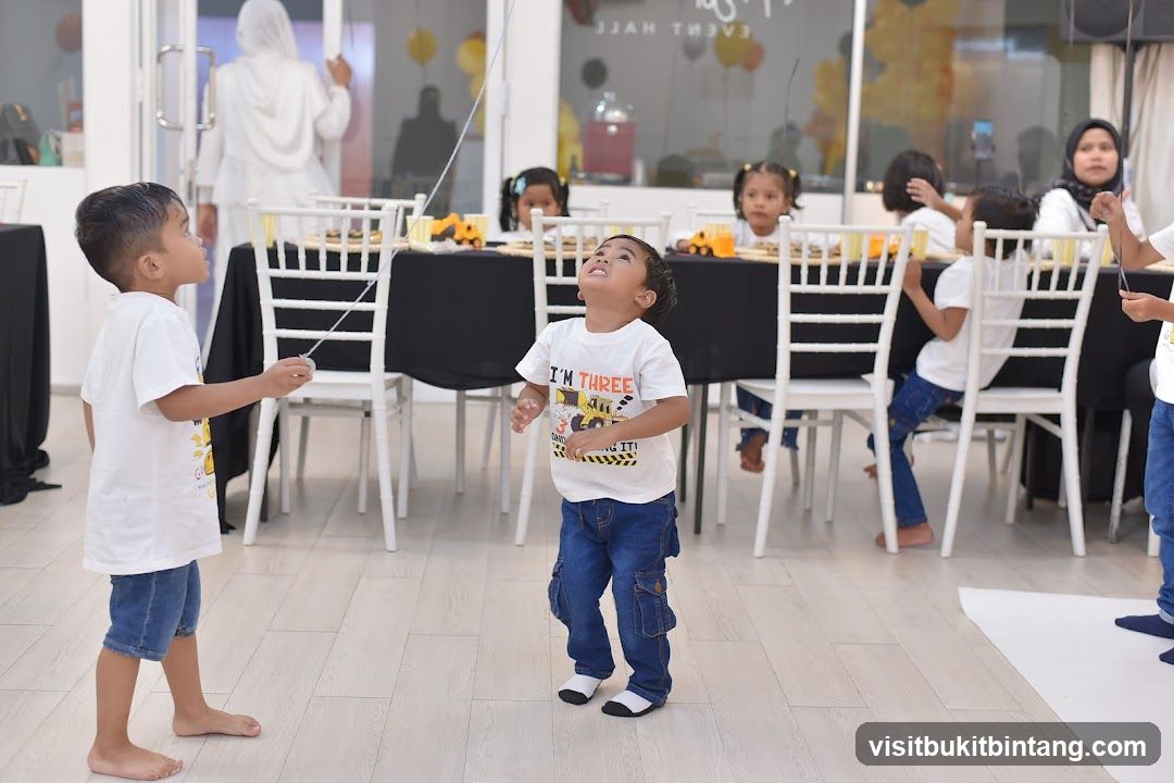 Children at a birthday party