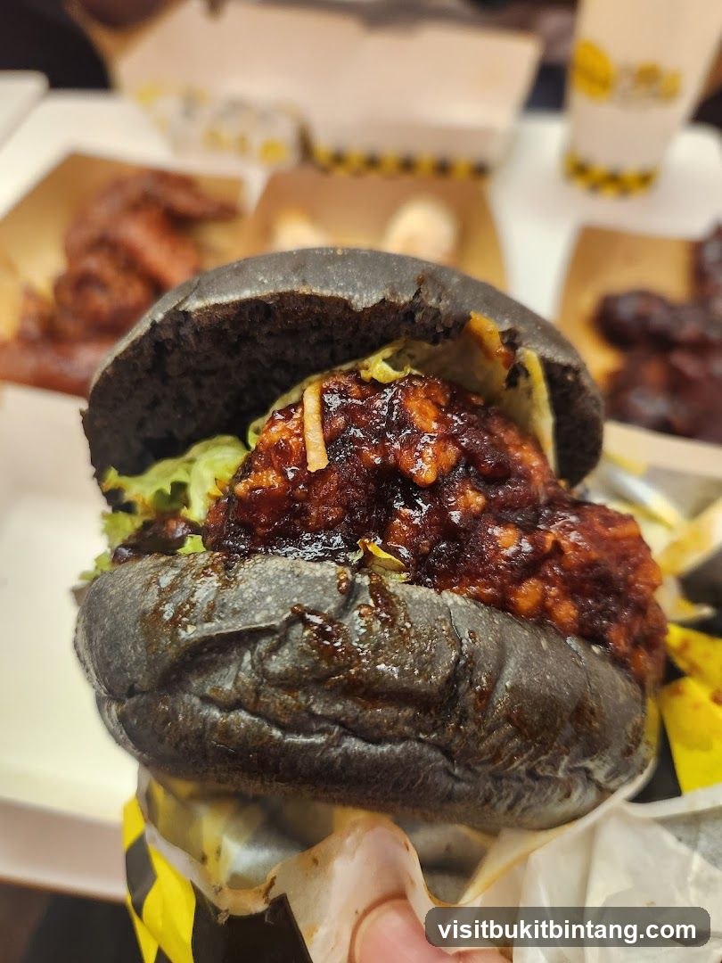 Burger and Chicken Wings