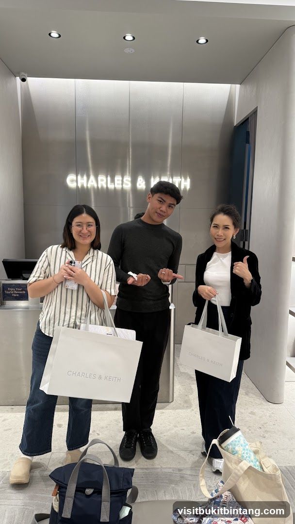 Shoppers with bags