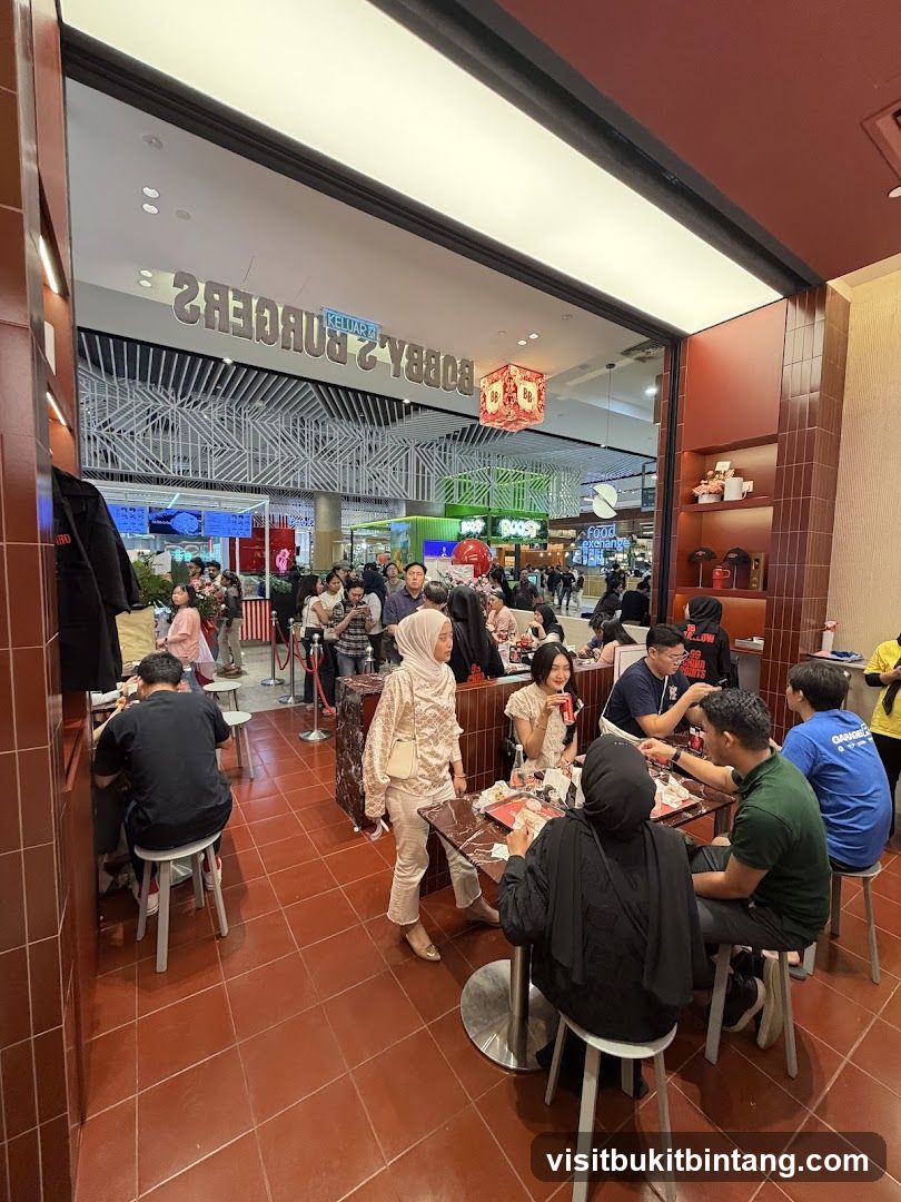 Restaurant Interior with Diners