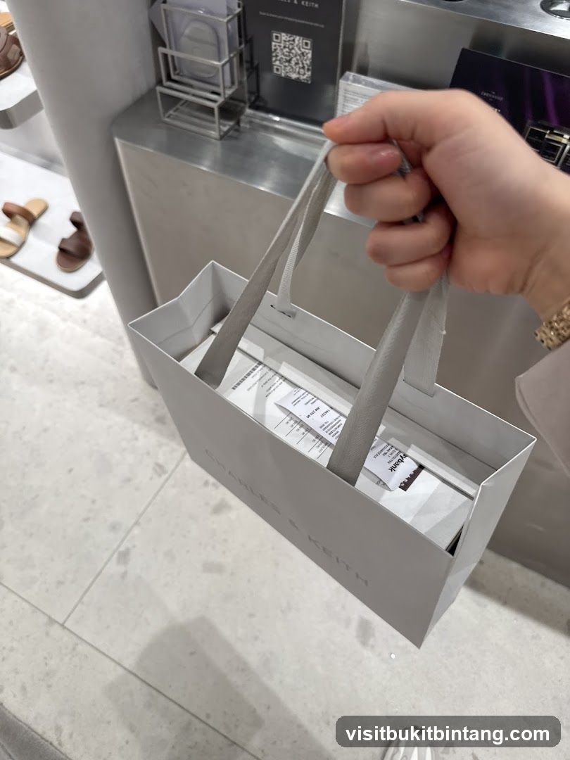 Shopping Bag with Receipts