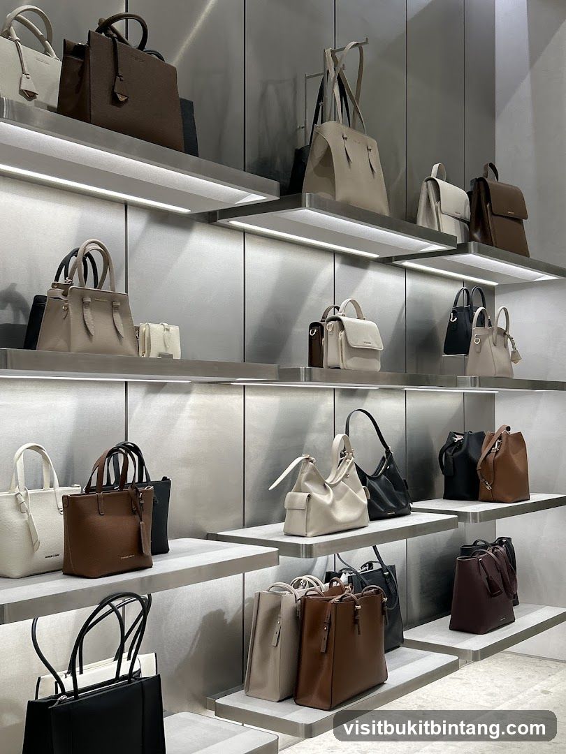 Handbags on Display