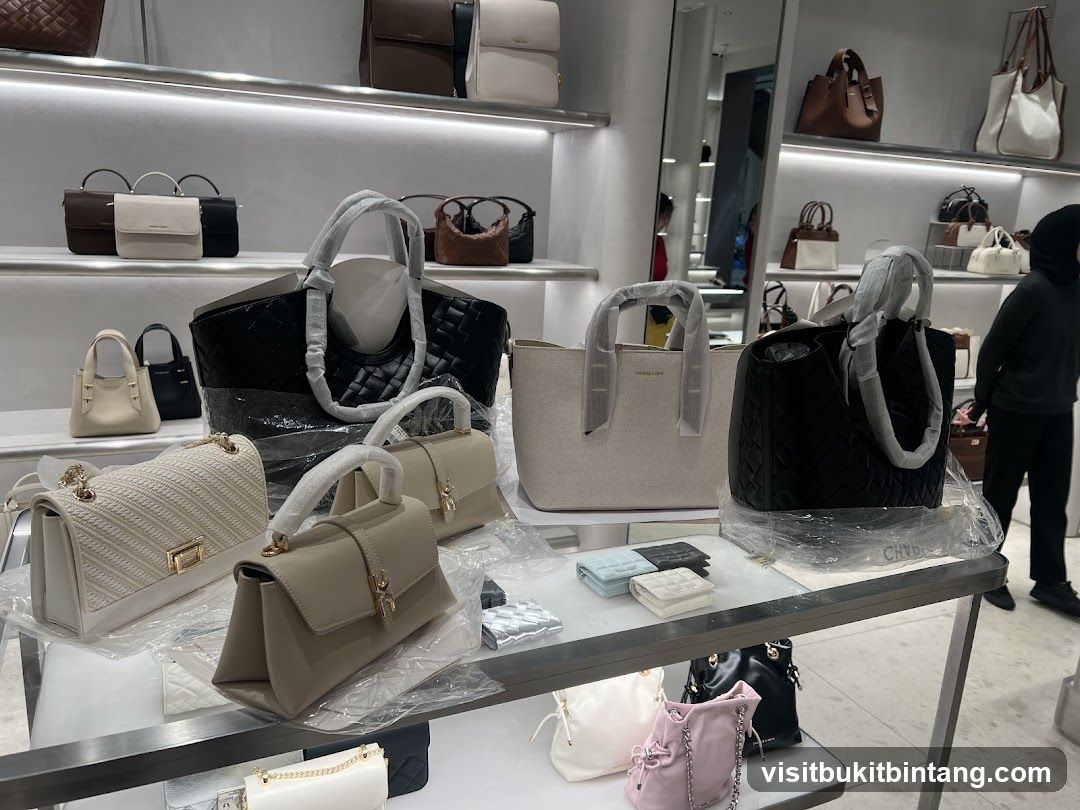 Handbags on Display
