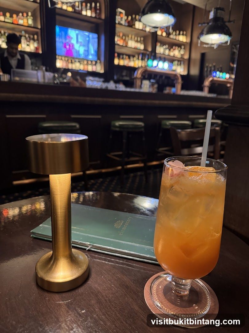 Cocktail at a Bar