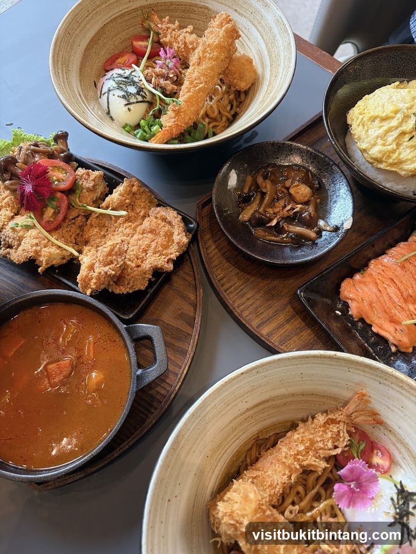 Assortment of Japanese Dishes