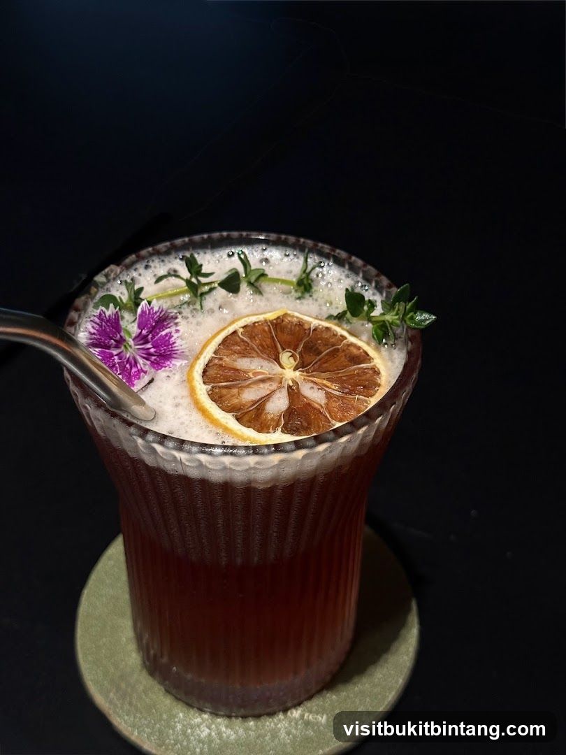 Cocktail with Garnish