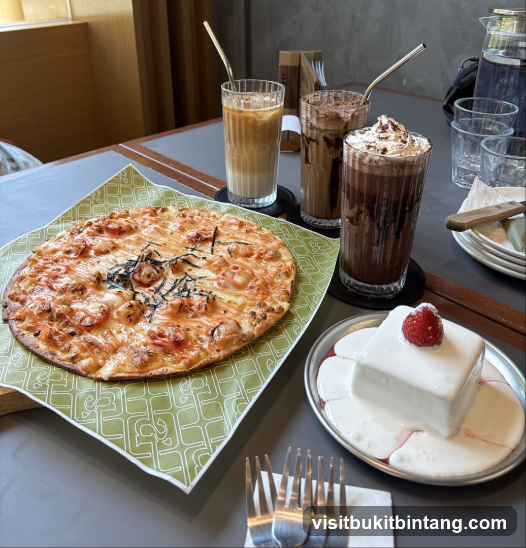Pizza and Drinks