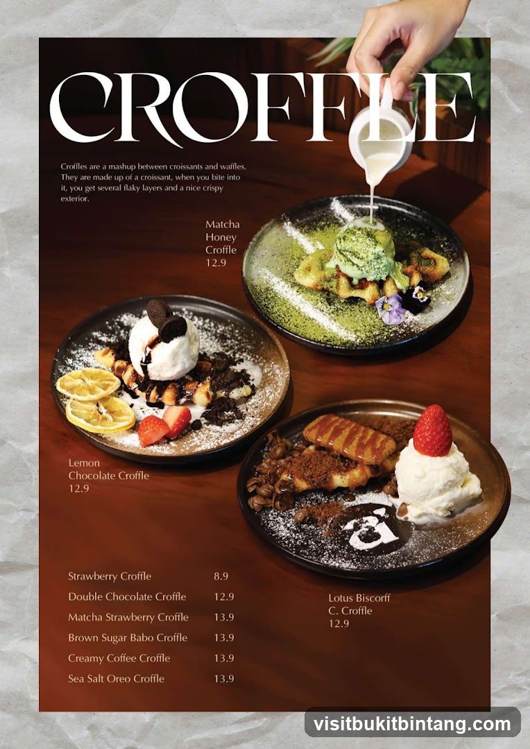 Croffle Menu