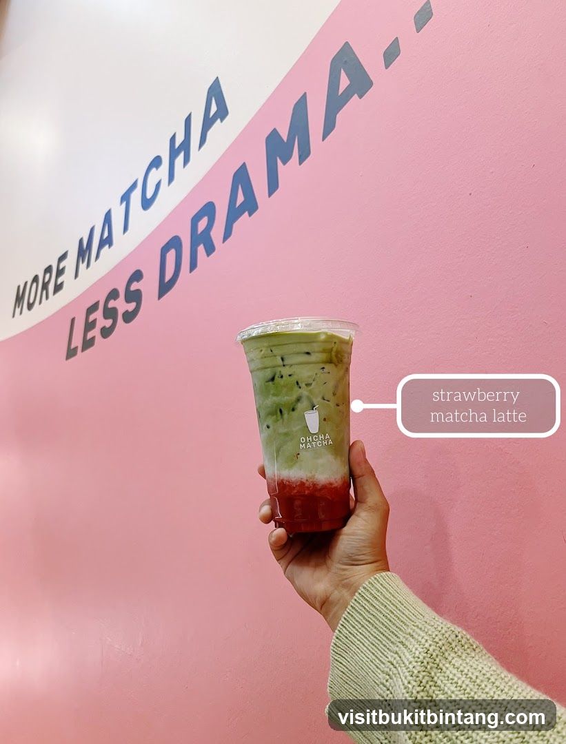 Strawberry Matcha Latte