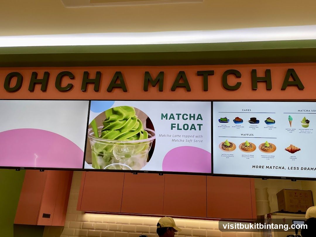 Ohcha Matcha Menu