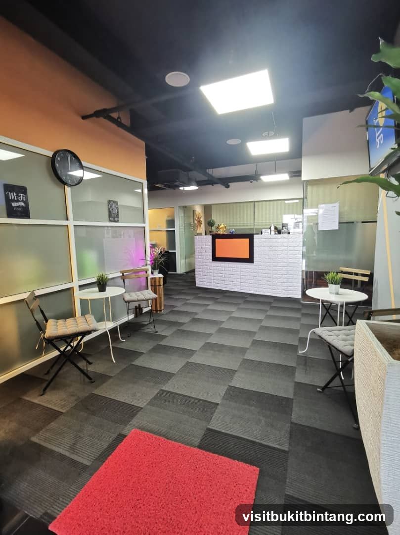 Modern Office Reception Area