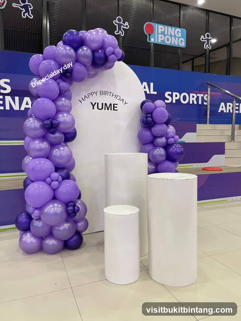 Birthday Decoration at Sports Arena