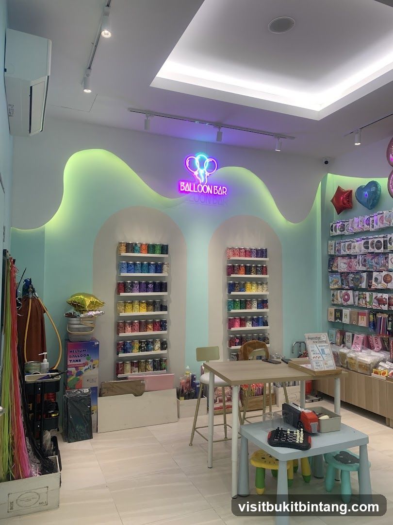Balloon Store Interior