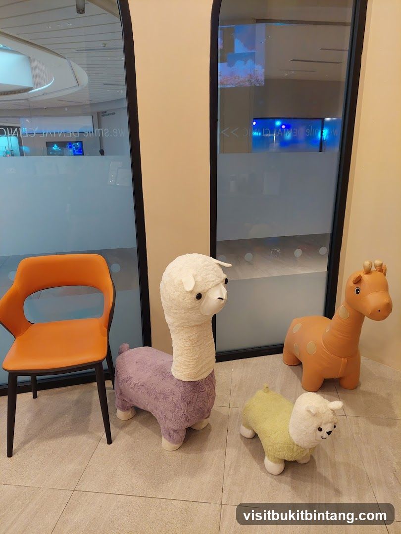 Animal-themed waiting area