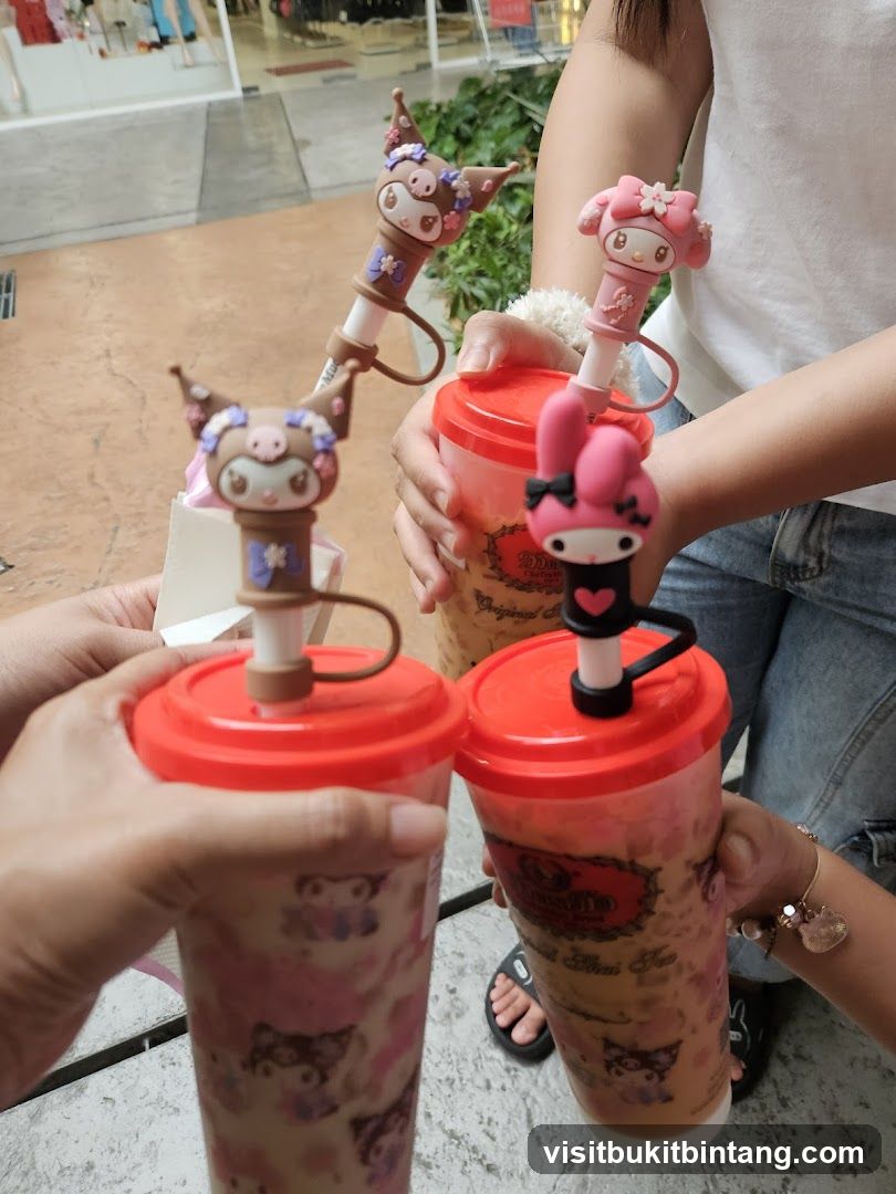 Drinks with Sanrio Character Toppers