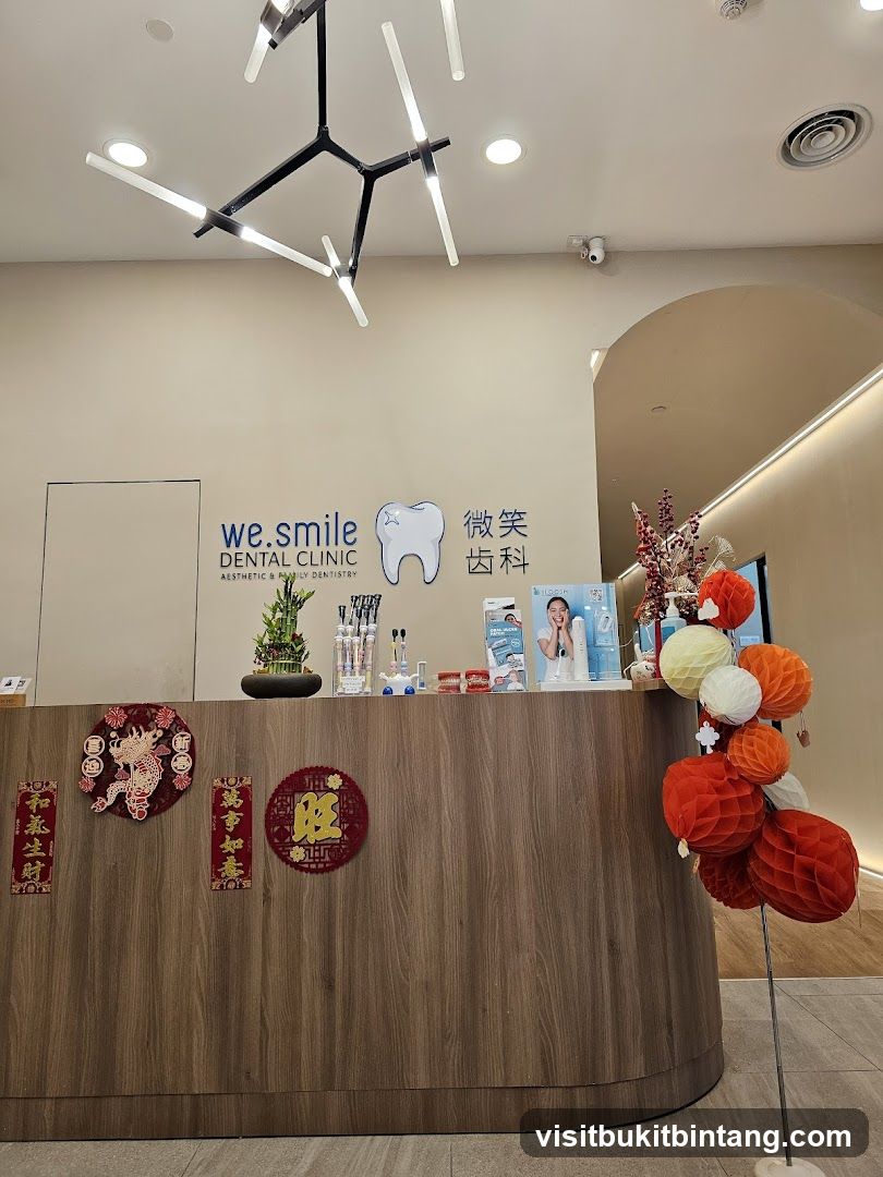 we.smile Dental Clinic Reception Area