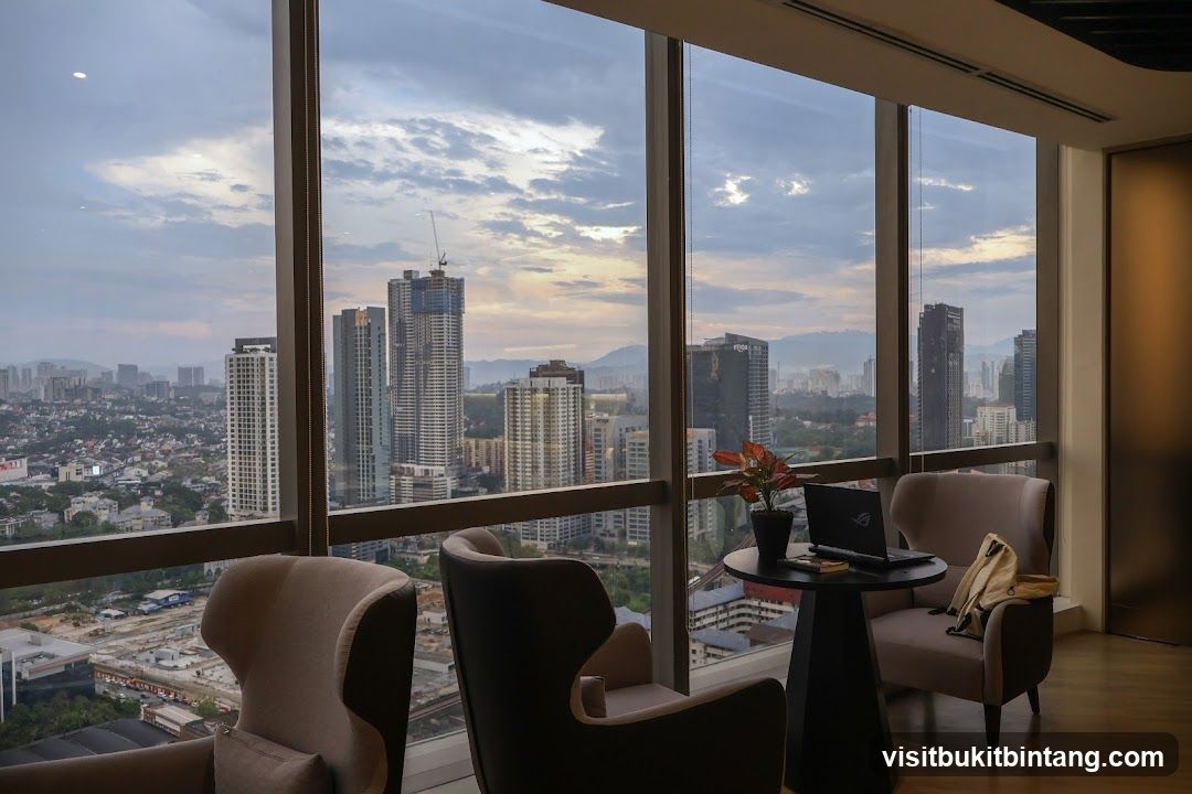 City View from High-Rise Lounge