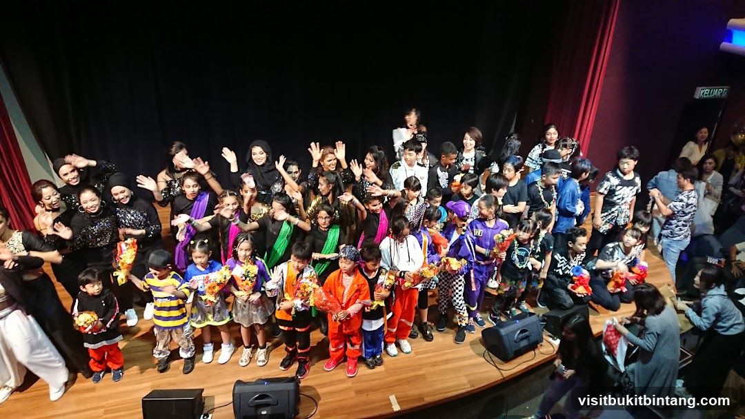 Group of performers on stage