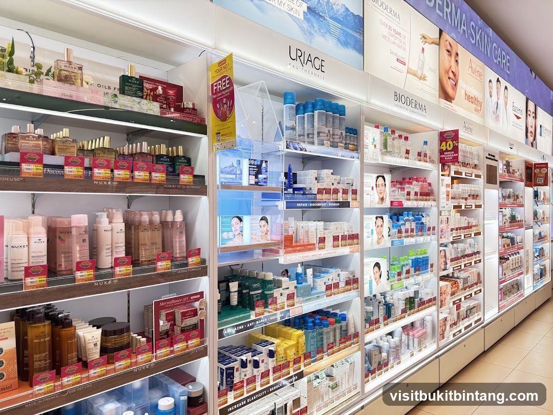 Skincare Products Display
