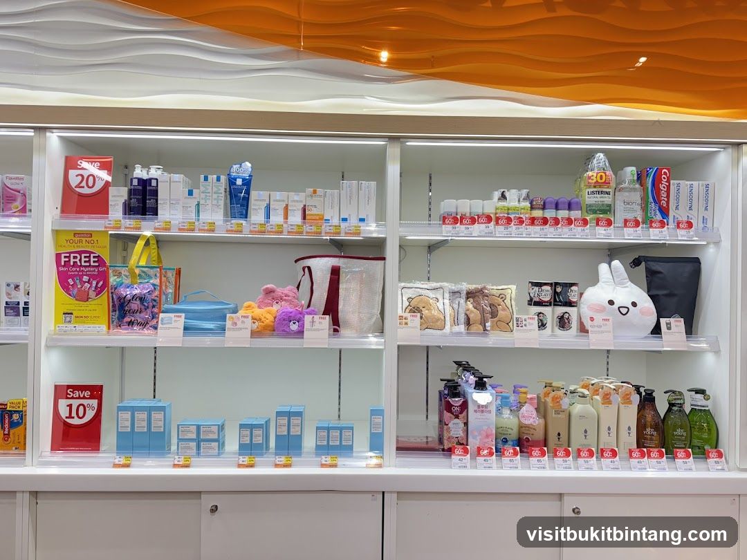 Cosmetics and Personal Care Products Display