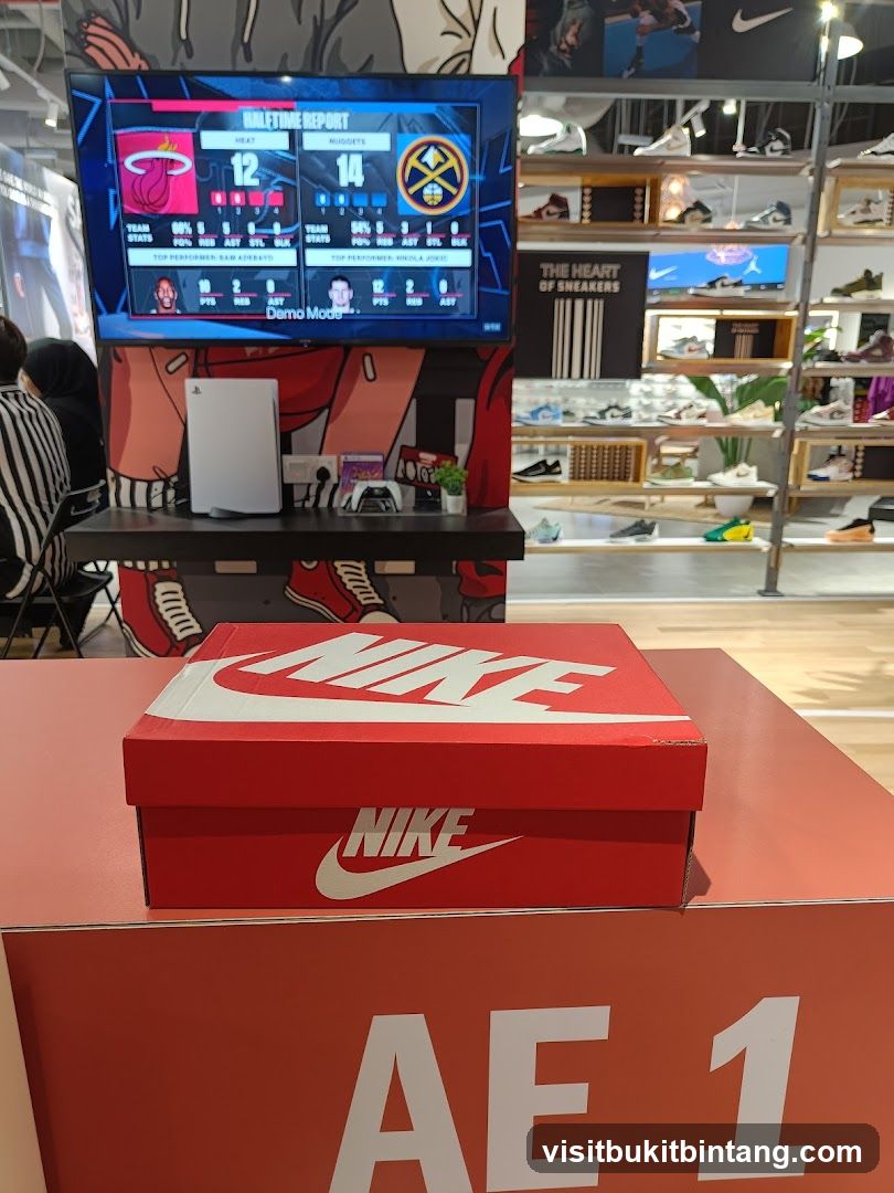 Nike Shoe Box Display