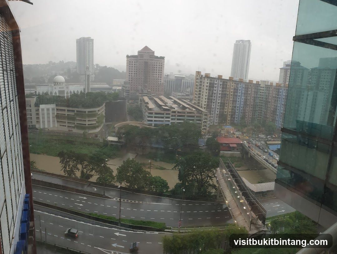 Cityscape on a Rainy Day