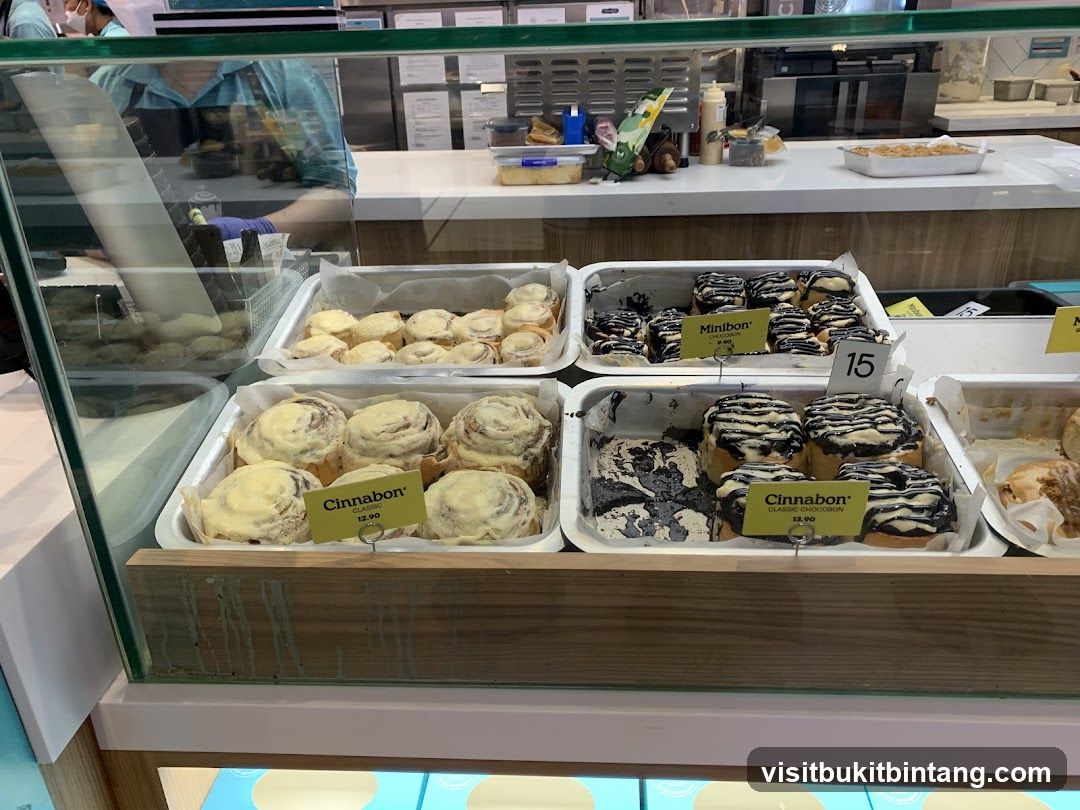 Cinnamon Rolls Display