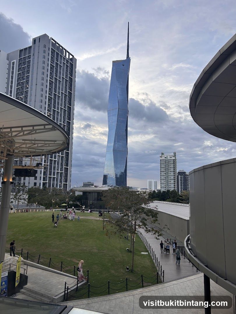 City Skyline View with Skyscraper