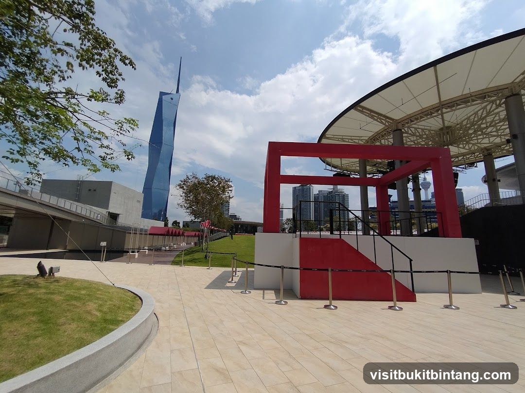 Modern Urban Landscape with Architectural Structures