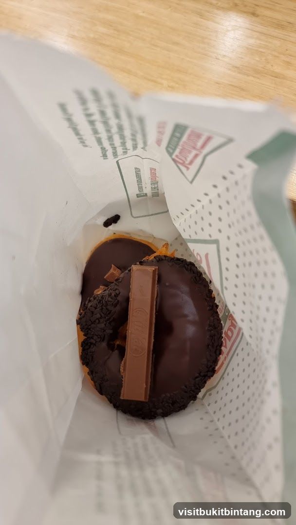 Chocolate Donuts with Kit Kat