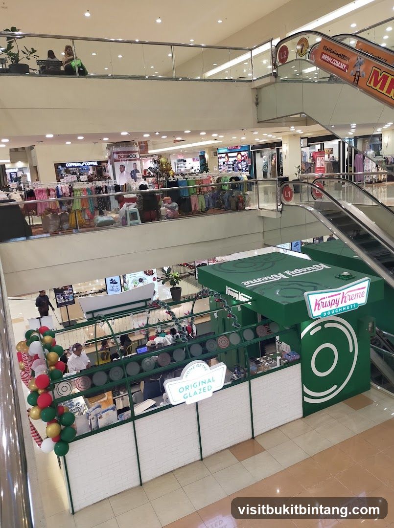 Krispy Kreme Doughnuts Stall in a Mall