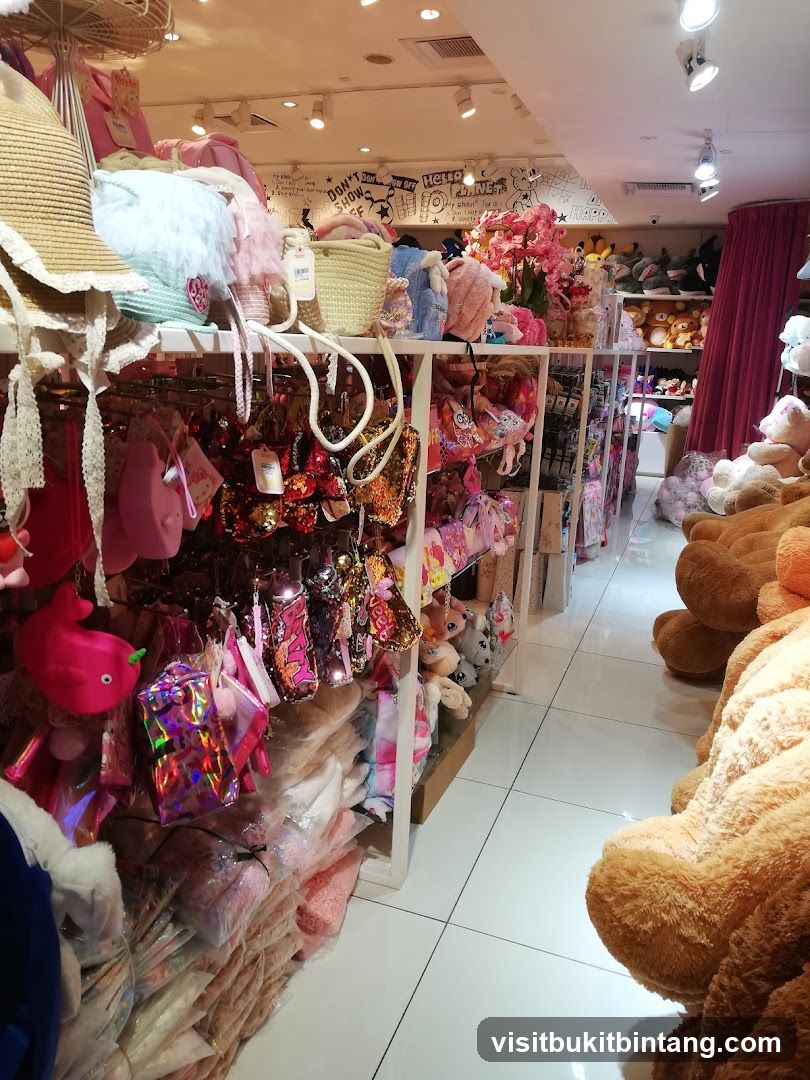 Store Interior with Plush Toys and Accessories