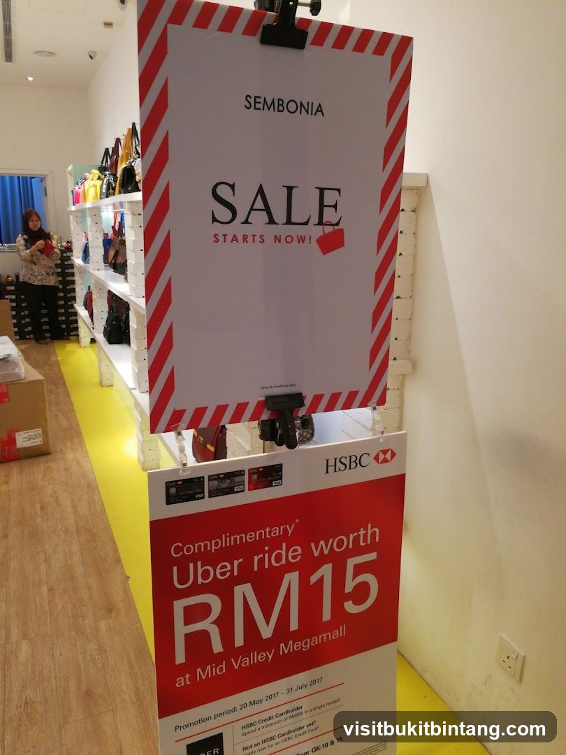 Sale Poster and Uber Promotion