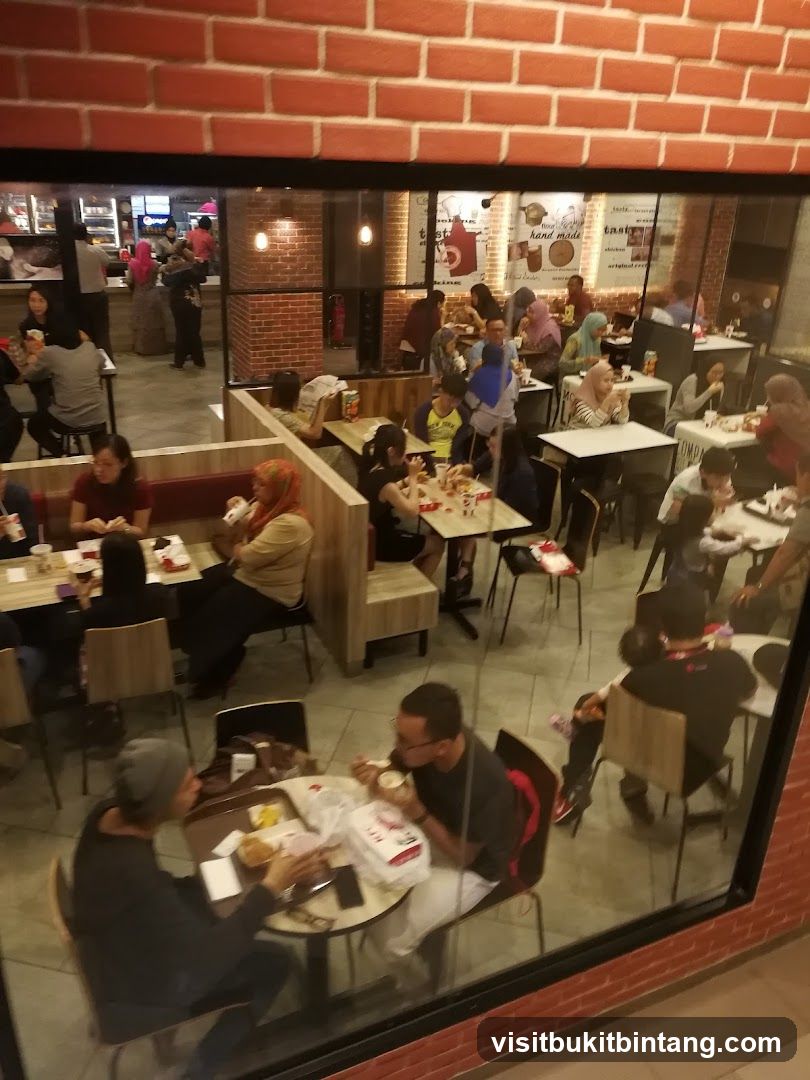 Restaurant Interior with Diners