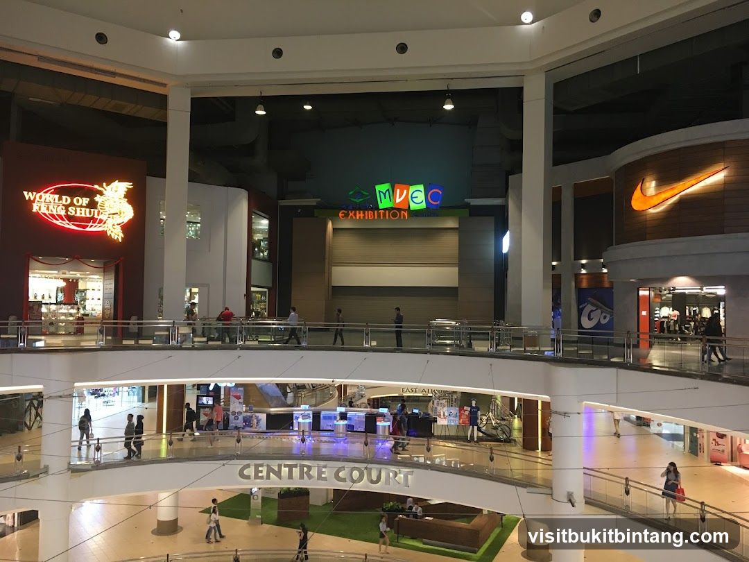 Mall Interior with Shops