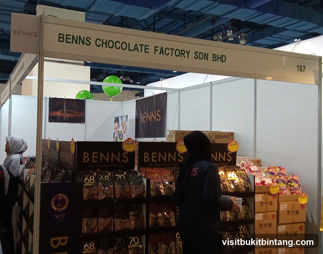 Benns Chocolate Factory Booth