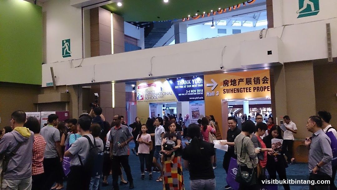 Exhibition Hall with Crowds