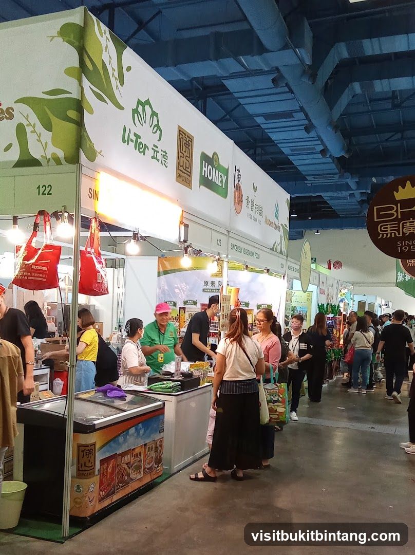 Vegetarian Food Exhibition Booth