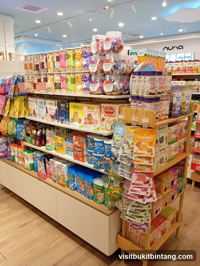 Baby Food and Snacks Aisle