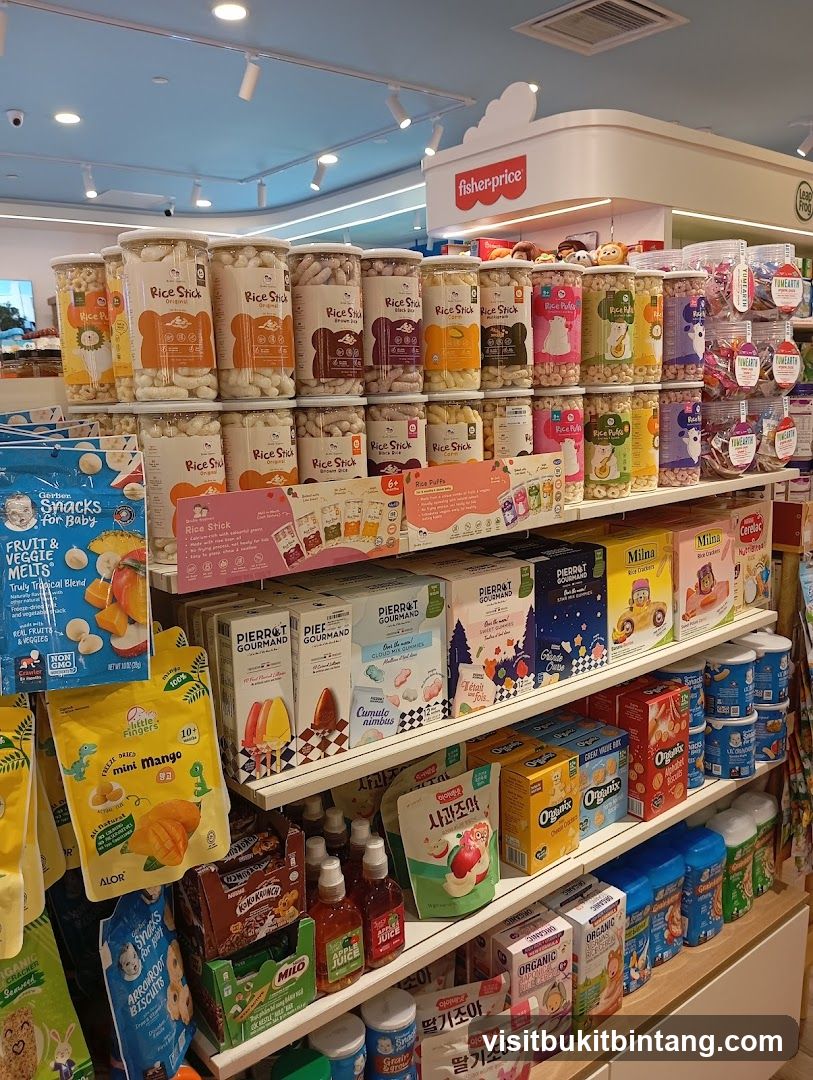 Baby Food and Snacks Aisle