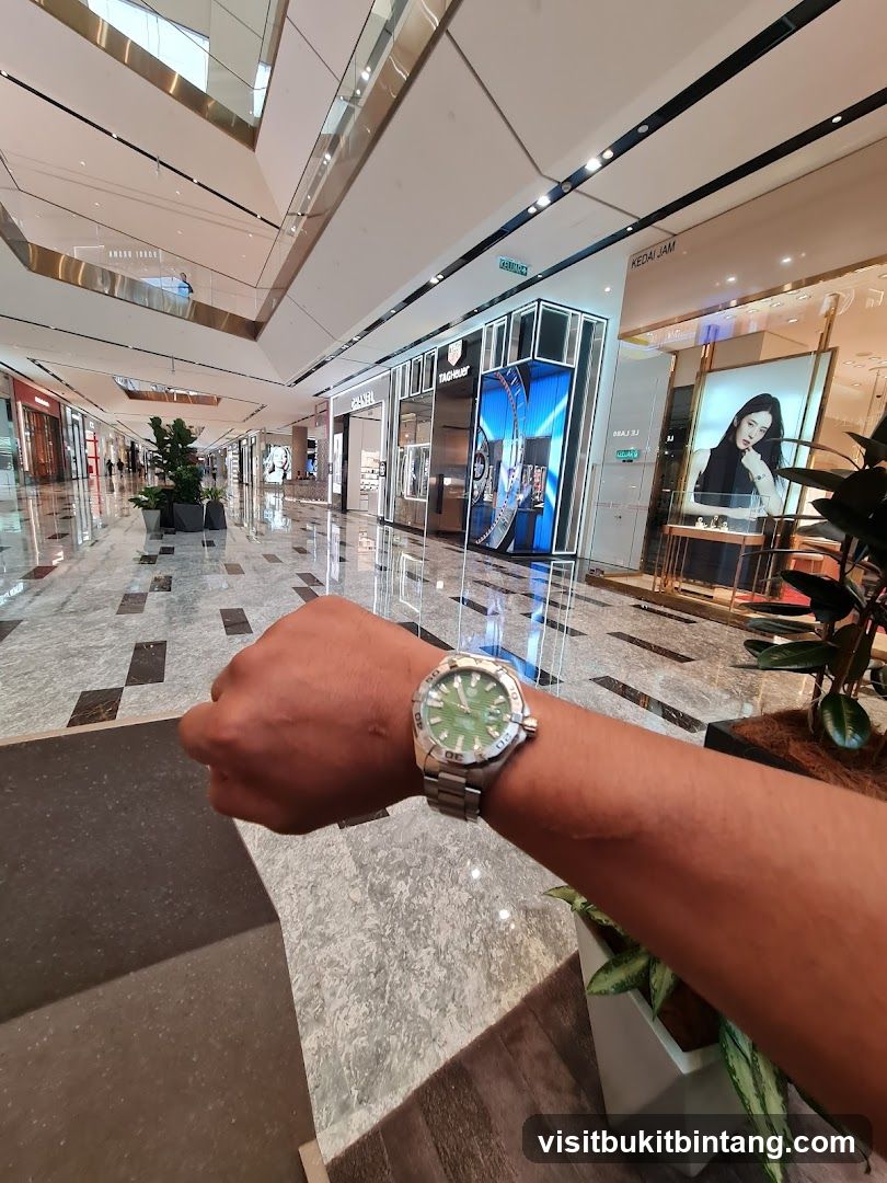 Mall Interior with Watch Display