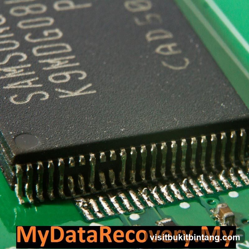 Close-up of a computer chip