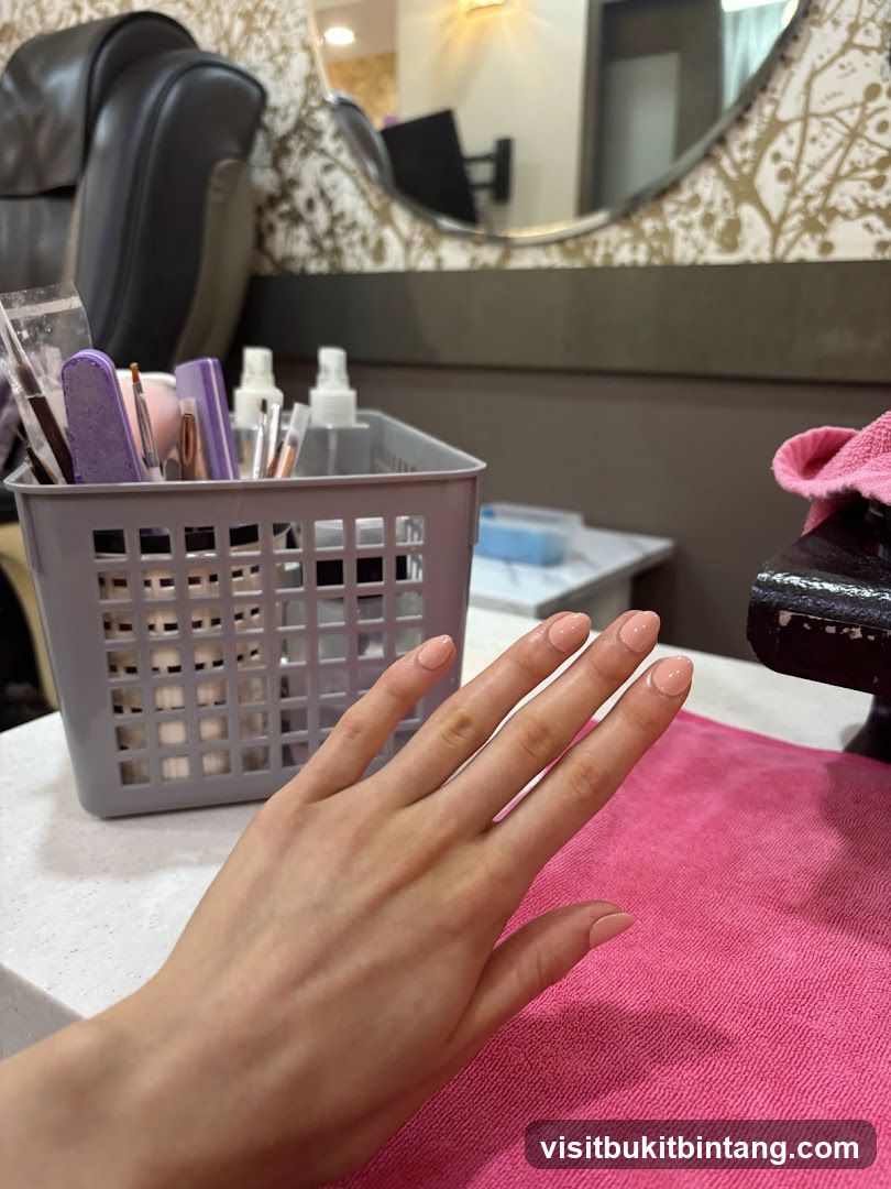 Manicure tools and hand