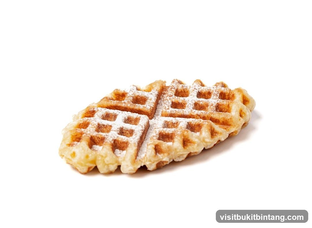 Waffle with Powdered Sugar