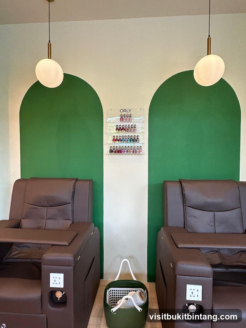 Nail Salon Seating Area