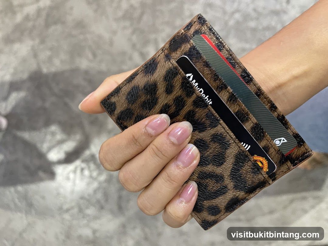Leopard Print Card Holder