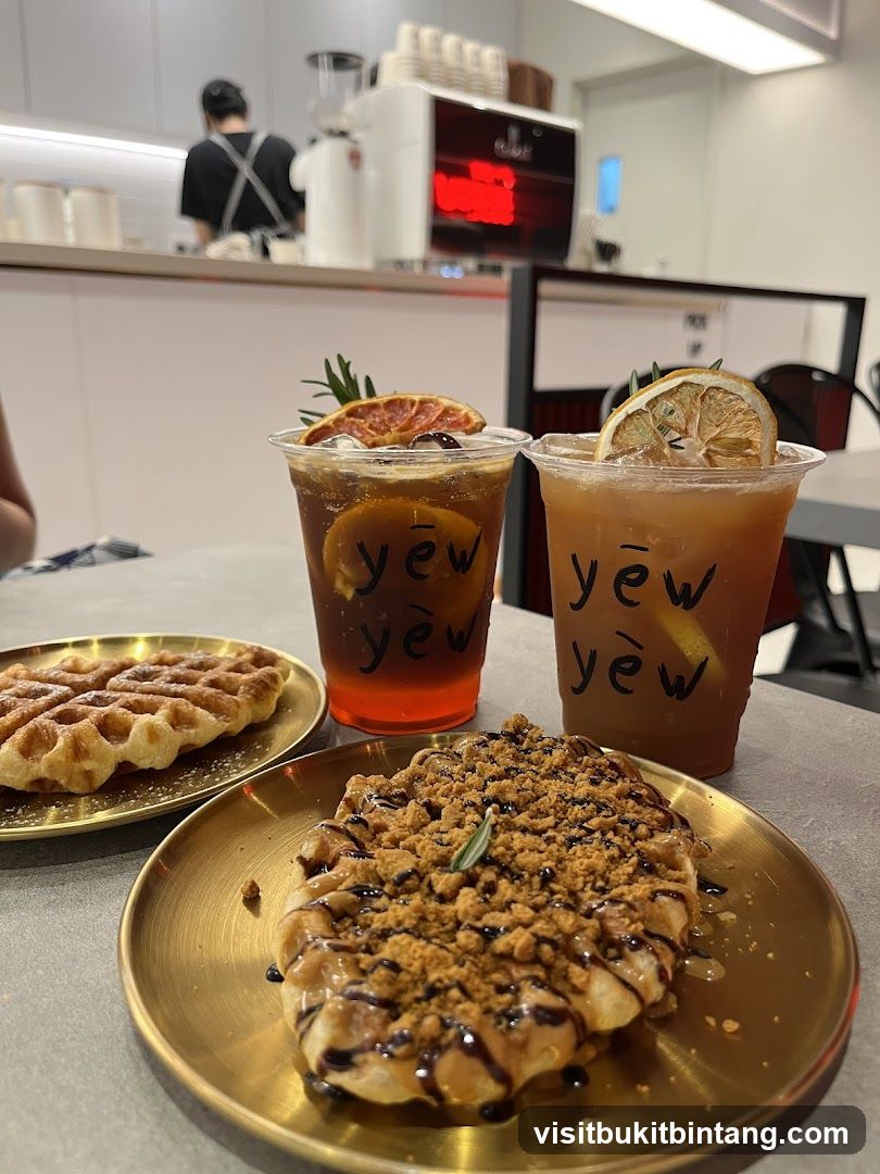 Waffles and Drinks