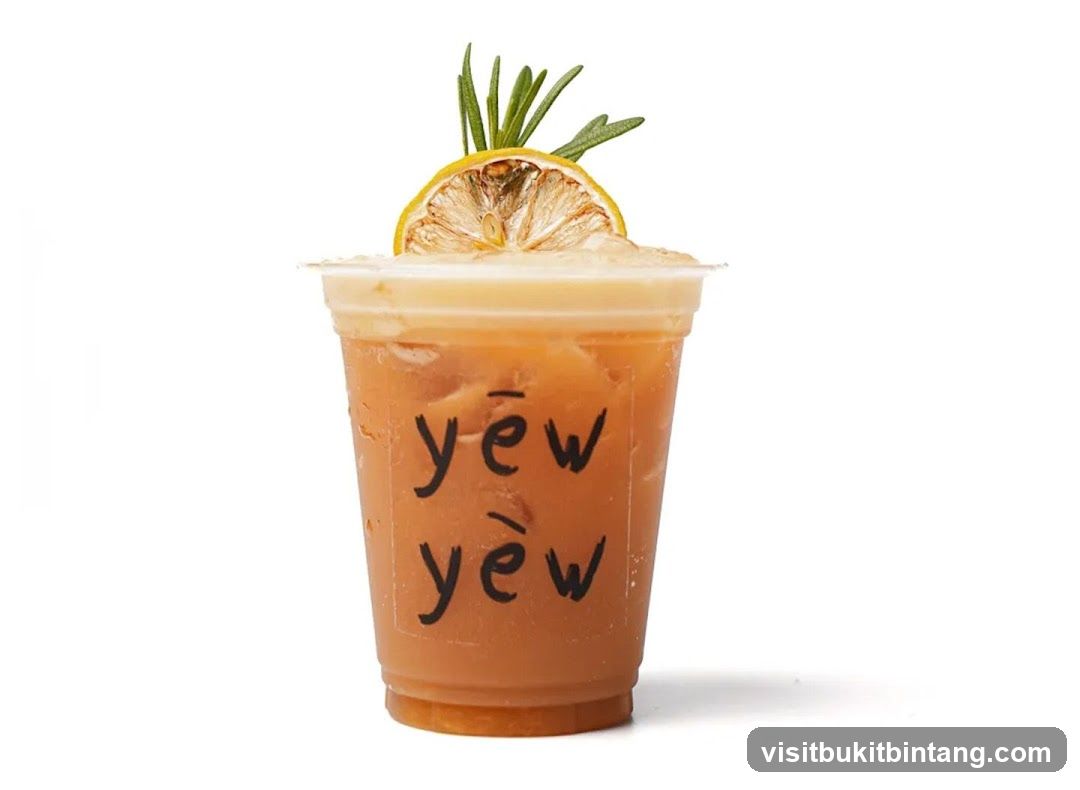 Iced Tea with Lemon and Rosemary
