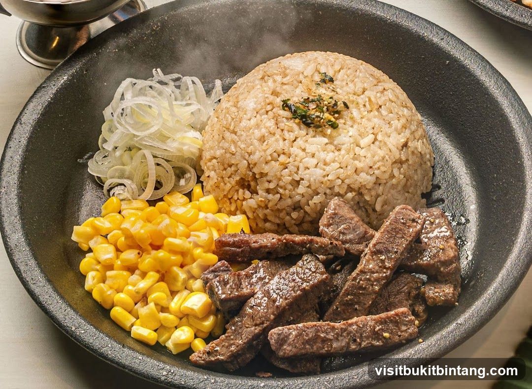 Steak and Rice Platter