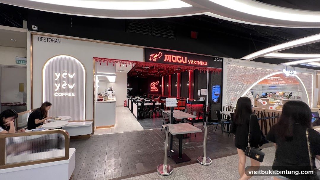 Mall Food Court with Restaurants